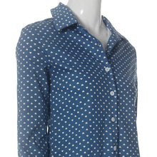 Plus Size Women Blue Long Sleeved Shirt Blusas Femininas Ladies Long Sleeve Backless Blouses Shirt Tops EF8