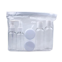 Portable 6pc Transparent Plasic Travel Kit Make Up Spray Bottle Refillable Bottles Cosmetic Bottles Fast Shipping EF8