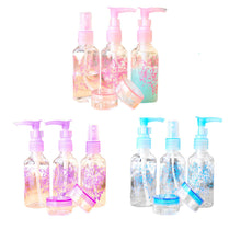 Portable Mini 5pc Travel Camping Perfume Lotion Cream Empty Bottle Sample Holder Cosmetic Bottles Fast Shipping EF8