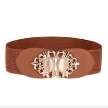 Retro Stretch Wide Elastic Belt Women Fashion Lady Gem Decorations Set Dress Adornment For Women EF8