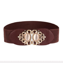 Retro Stretch Wide Elastic Belt Women Fashion Lady Gem Decorations Set Dress Adornment For Women EF8
