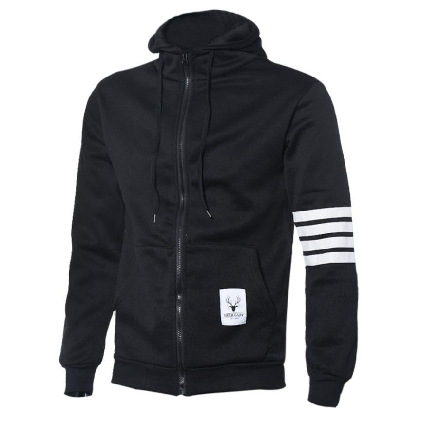 Hoodies Sweatshirt Men Casual Hoodie Zipper Hooded JacketsXXXL EF8