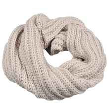 Knitted Circle Wool Scarf Shawl Wrap Warm Collar EF8