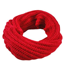 Knitted Circle Wool Scarf Shawl Wrap Warm Collar EF8