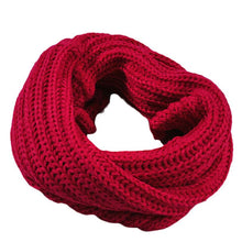 Knitted Circle Wool Scarf Shawl Wrap Warm Collar EF8