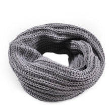 Knitted Circle Wool Scarf Shawl Wrap Warm Collar EF8