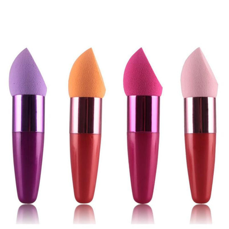 Women Cosmetic Liquid Cream Foundation Concealer Sponge Lollipop Brush EF8