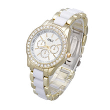 Women Men's Luxury Fashion Ssilicone Chain Analog Quartz Roman Numerals Wrist Watches EF8