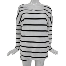 Women's Tops Fashion Casual Long Sleeve Stripe Tops Slim T-shirt Women Tee Shirt Poleras Harajuku EF8