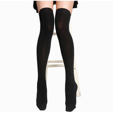 Womens Lady Girls Fashion Warm Opaque Knit Over Knee Thigh High Elastic Socks EF8