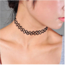adjustable Fashion Vintage Stretch Tattoo Choker Necklace Bracelet Retro Gothic Punk Elastic Gift women luxury necklace EF8