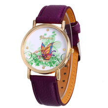 geneva butterfly flower print watch women ladies fashion dress quartz wrist Watch fast shipping EF8