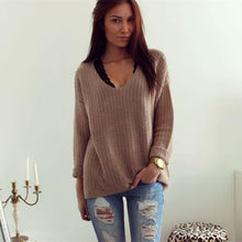 women long fashion poncho women long sleeve v neck hollow top pullover Knitwear sweater EF8