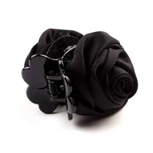 Korean Beauty Ribbon Rose Flower Bow Jaw Clip Barrette Hair Claws for Women Headwear Hair Accessories EF8