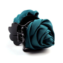 Korean Beauty Ribbon Rose Flower Bow Jaw Clip Barrette Hair Claws for Women Headwear Hair Accessories EF8
