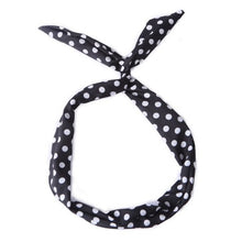 Korean Dots Bunny Rabbit Ear Ribbon Headwear Hairb  Metal Wire Scarf Headb  Hair B  Accessories  EF8
