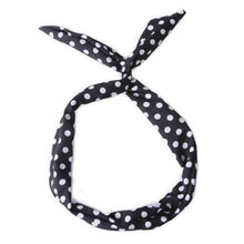 Korean Dots Bunny Rabbit Ear Ribbon Headwear Hairb  Metal Wire Scarf Headb  Hair B  Accessories  EF8