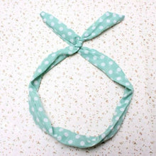 Korean Dots Bunny Rabbit Ear Ribbon Headwear Hairb  Metal Wire Scarf Headb  Hair B  Accessories  EF8