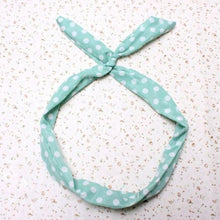 Korean Dots Bunny Rabbit Ear Ribbon Headwear Hairb  Metal Wire Scarf Headb  Hair B  Accessories  EF8
