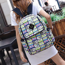 Korean Lovely Printing Canvas School Rucksack Youth Women Backpacks Shoulder Bag Fast Shipping EF8
