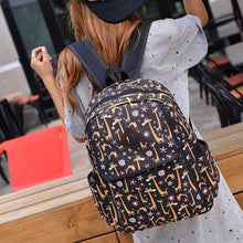 Korean Lovely Printing Canvas School Rucksack Youth Women Backpacks Shoulder Bag Fast Shipping EF8