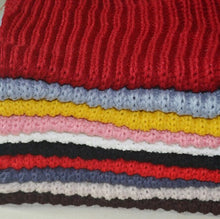 Korean scarf women Warm Knit Neck Circle Wool Blend Cowl Snood Ring Scarves Long Scarf Shawl Wrap EF8