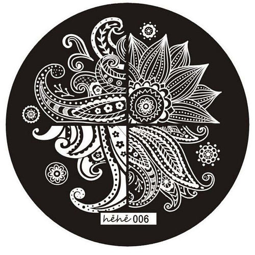 Ladies Special Cute Pattern Nail Art Image Stamp Stamping Plates Manicure Template 006 EF8