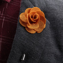 Lapel Women Flower Brooch Daisy H made Boutonniere Stick Brooch Pin Men's Accessories EF8