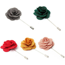 Lapel Women Flower Brooch Daisy H made Boutonniere Stick Brooch Pin Men's Accessories EF8