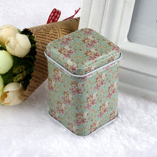 Leapard Telephone Style Kitchen Tea Candy Coin Storage Tin Box Metal Storage Box Organizer Jewelry Case EF8