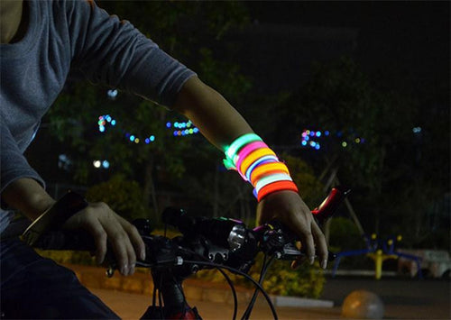 Led Running Cycling Jogging Bangles Bracelet Wrist Belt Wear-resistant Elaborate Waterproof Safety Wrist Belt EF8