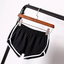 Leisure Women Cotton Sports Shorts Contrast Binding Side Split Elastic Waist Loose Casual Shorts Yo-Ga Short EF8
