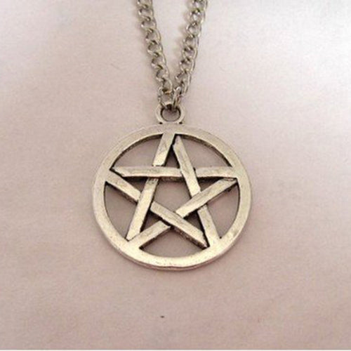 Length 67cm Simple Pentagram Shape Necklace Long Sweater Chain Lovers Necklace Nice Jewelry Accessories EF8