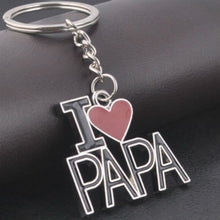 Letter I LOVE MOM keychains metal key rings lovely mother's day gift souvenir key chain personlized heart key holder EF8