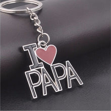 Letter I LOVE MOM keychains metal key rings lovely mother's day gift souvenir key chain personlized heart key holder EF8