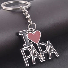 Letter I LOVE MOM keychains metal key rings lovely mother's day gift souvenir key chain personlized heart key holder EF8