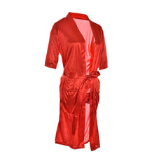 Long Red White Black Sexy SILK Kimono Dressing Gown Bath Robe Babydoll Lingerie Nightdress  EF8