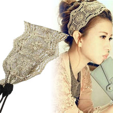 Lovely S Korean Style Lace Flower Elastic Headb  Hairb  Hair Accessory For Women   Girls Wedding Headwear Gifts  EF8