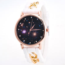 Lovely Kids Watches Star Sky Pattern Quartz Watch Children Students Girls Popular Ssilicone Strap Wristwatch Relogio Feminino EF8