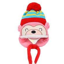 Lovely kids baby Hat Fashion Warm Kid Baby Girl Boy Ear Thick Knit Beanie Cap Hat Baby Beanies Accessories EF8