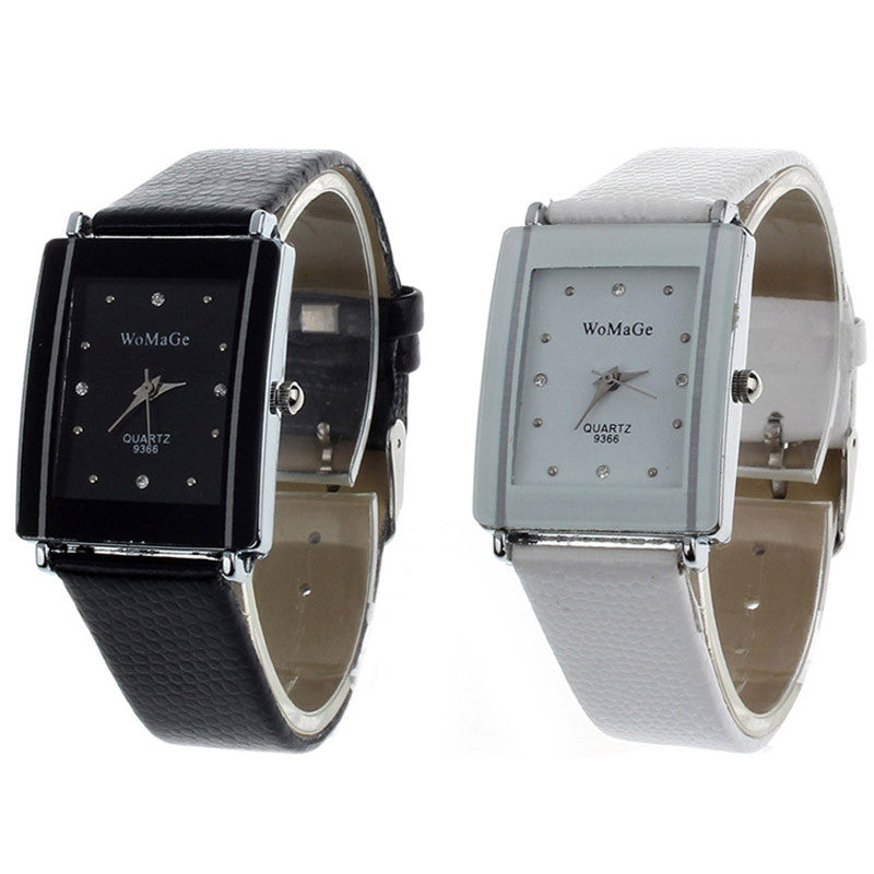Lover Leather Analog Sport Quartz Date Leather Wrist Watch Analog Gift EF8