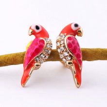 Loverly Animal Red Bird Ear For Women s Sale Charms Crystal Earrings EF8