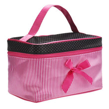 Low Women's Bag Square Bow Stripe Cosmetic Bag Big Lingerie Bra Underwear Dot Bags Travel Bag toiletry kits EF8