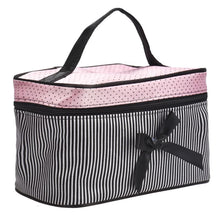 Low Women's Bag Square Bow Stripe Cosmetic Bag Big Lingerie Bra Underwear Dot Bags Travel Bag toiletry kits EF8
