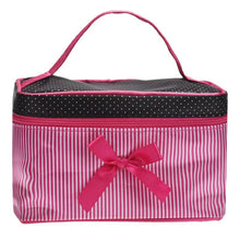Low Women's Bag Square Bow Stripe Cosmetic Bag Big Lingerie Bra Underwear Dot Bags Travel Bag toiletry kits EF8