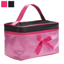 Low Women's Bag Square Bow Stripe Cosmetic Bag Big Lingerie Bra Underwear Dot Bags Travel Bag toiletry kits EF8