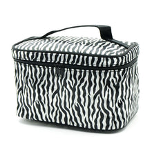 Lucky ZebraLeopard Print Cosmetic Bags Women Travel Makeup Bag Make Up Bags Tools /Fashion Women Bags EF8