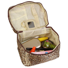 Lucky ZebraLeopard Print Cosmetic Bags Women Travel Makeup Bag Make Up Bags Tools /Fashion Women Bags EF8