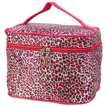 Lucky ZebraLeopard Print Cosmetic Bags Women Travel Makeup Bag Make Up Bags Tools /Fashion Women Bags EF8