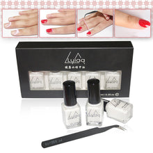 6ml 5pc Peel Off Liquid Tape Latex Tape Peel Off Base Coat Nail Art Liquid Palisade Top Coat Base Coat Gel Gelpolish EF8